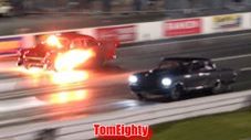 Street Outlaws’ “The 55” Suffers Hefty Nitrous Explosion