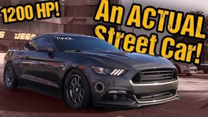 1200HP 8-Second Daily Driver Mustang Absolutely Rips!