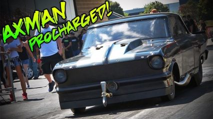 Axman Makes the Switch From Twin Turbo to Procharger, Makes Finals in First Race