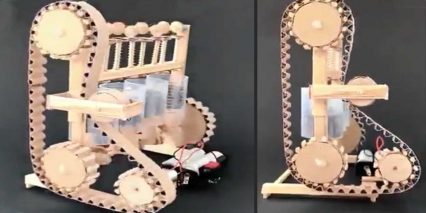 Video Shows Detailed Combustion Engine Made From Syringes and Popsicle Sticks