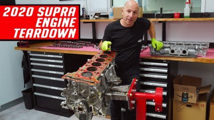First Look and Teardown of the 2020 Supra Power Plant – Better Than the 2JZ?