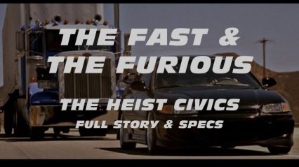 Fun Facts: Untold Truth of the Civics Used in the First “Fast and the Furious” Movie.