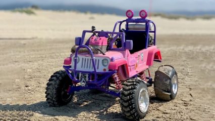 450cc Barbie Jeep Hits the Dunes With a Vengeance