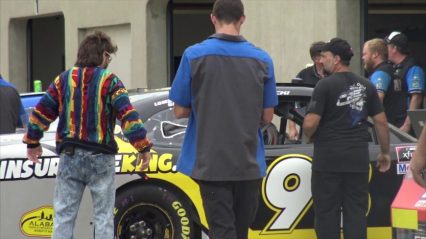 Comedian Trolls NASCAR Drivers and Fans at a Race