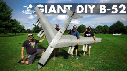 Guys Build Massive 14-Foot Remote Control Airplane Out of Foam