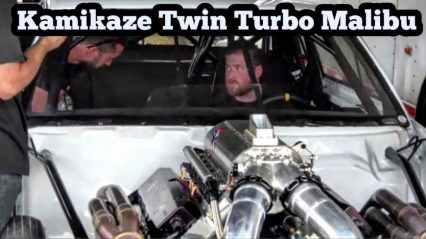 Kamikaze Chris Gets Behind The Wheel of a Twin Turbo Malibu