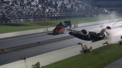 Pro Mod Racer, Chad Green, Suffers Neck Injuries in Airborne Crash in Indy