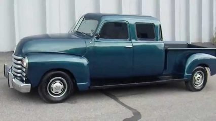 RARE Custom Built 1950 Chevrolet Double Cab Pickup Truck