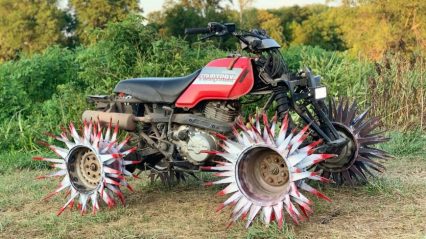 Reaper Wheels, Spikes Fitted to Create a “ATV of Doom”