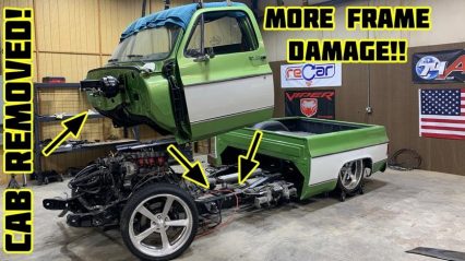 Rebuilding Gas Monkey Garage Wrecked 1976 Chevy C10 Part 3