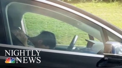 Tesla Driver Caught on Camera Asleep Behind the Wheel