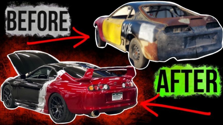 WATCH: Building a Barn Find Supra in Just 10 Minutes