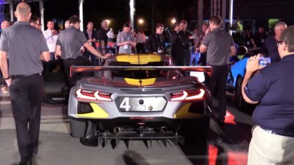 Corvette C8.R Revs Mystery Engine, Chevrolet Won’t Reveal What it Is