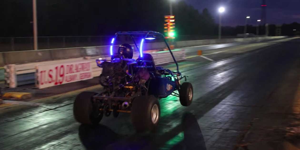 Madman Modifies Go-Kart for Drag Racing, Shocks the Competition!