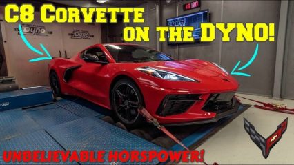 Reverse False Advertising? C8 Corvette WAY Over Delivers on the Dyno