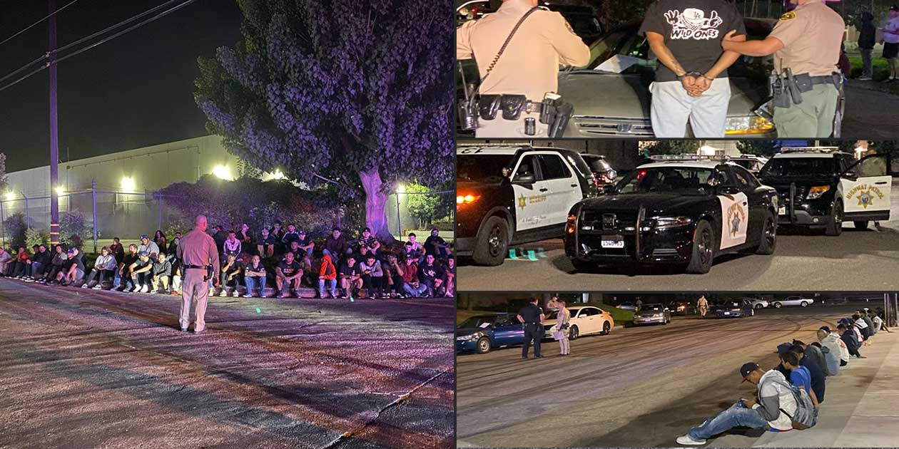 78 Cars Impounded For Spectating Illegal Sideshow, Spectators Included