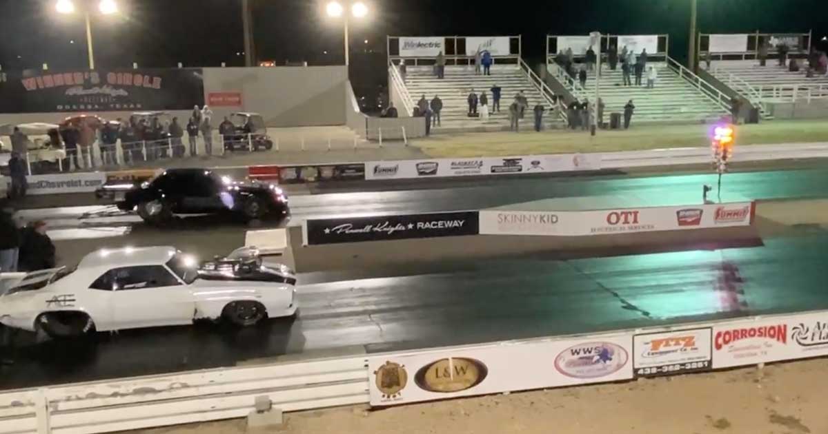 Mike Murillo, Cody Baker Drop Double Track Record in Epic Side By Side Drag Race