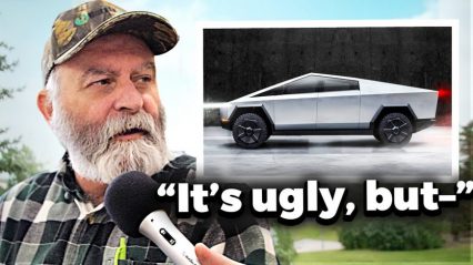 Interviewer Asks Truck Guys What They Think of Tesla Cybertruck