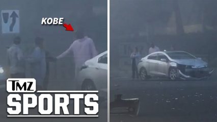 Kobe Bryant Plays Good Samaritan, Assists Drivers in Car Accident