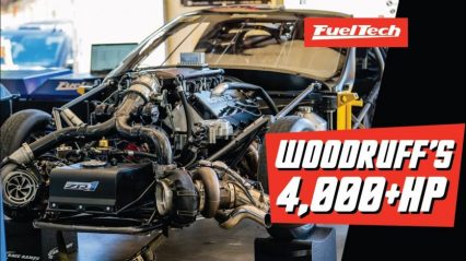 Mark “Woody” Woodruff Puts Famed Radial Tire Corvette On The Fueltech Dyno