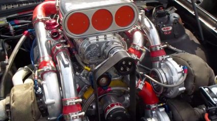 3,000hp Volvo With 632 CI Big Block, 4 turbos, and a Blower is the Frankenstein of Cars