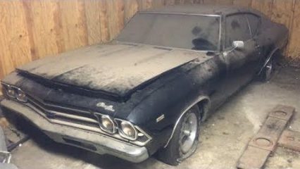 69 COPO 427 Chevelle, 1 Of Only 2 Tuxedo Black Production Ordered Found In A Barn