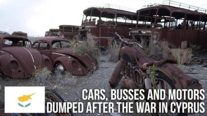 Exploring a Military Base With 400+ Abandoned Vehicles