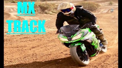 Guy Gets the Boot From Motocross Course For Using a Street Bike