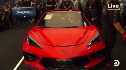 Rick Hendrick Buys VIN#001 C8 Corvette At Barrett-Jackson For A Whopping $3 Million