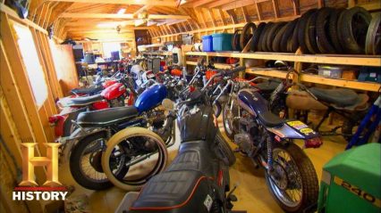 American Pickers Checks Out Massive Retro Motorcycle Collection