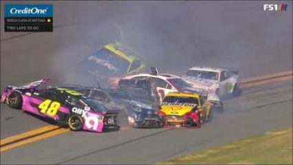 Only 6 Cars Finished in NASCAR Opener at Daytona – Watch All the Crashes Here