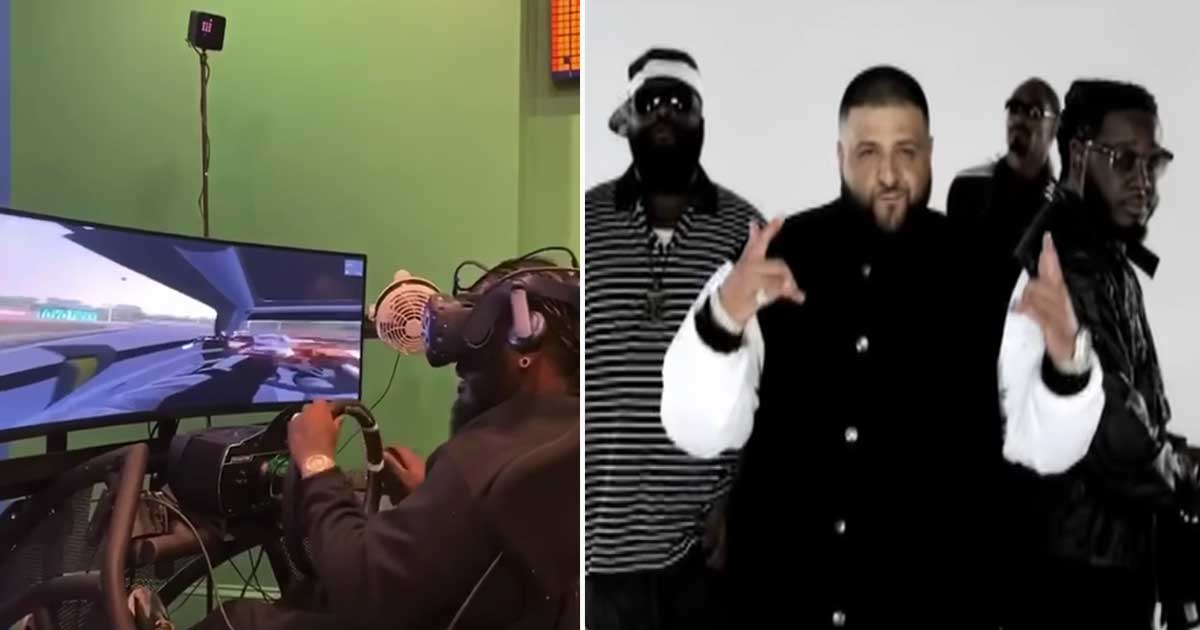 Rapper, T-Pain, Straps Into Virtual Reality Drifting Simulator