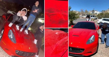 Teens Climb on Ferrari For Instagram Post, Supposedly Cause $6,000 in Damages