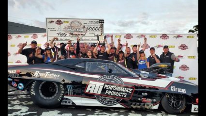 Alex Laughlin Wins $50,000 in First Ever Stint With New Car at Doorslammer Nationals