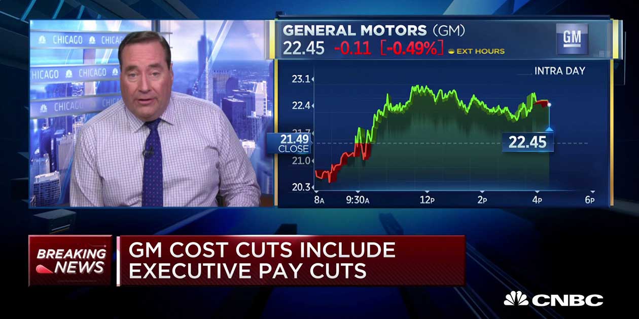 GM Temporarily Cuts Pay By 20 Percent to 69,000 Salaried Workers, Will Pay Them by Next Year