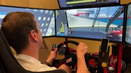 NASCAR Champion Kyle Busch Practicing For This Weekend’s iRacing Event