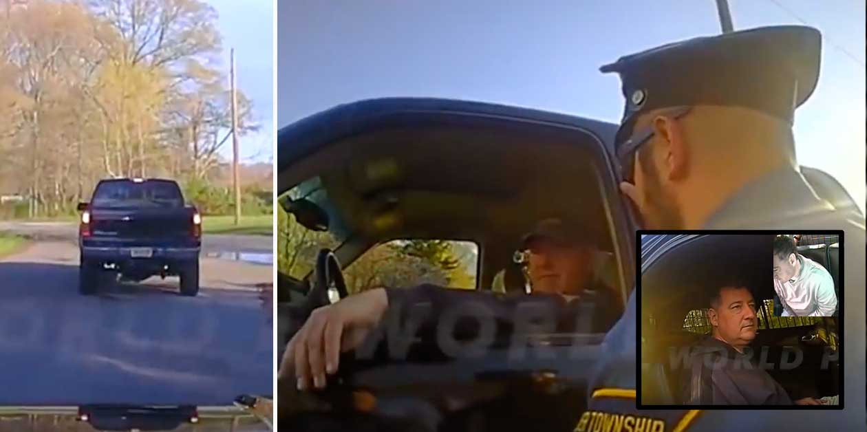 Things Get Super Awkward as Cops Find Out They Pulled Over Their Drunk Superior