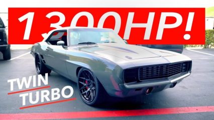 Riding in a 1,300 Horsepower ’69 Camaro Z/28 – Build For Brain Cancer