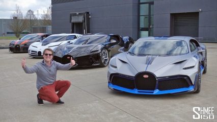 The Most Exclusive Bugatti Lineup Ever Seen Together in One Place