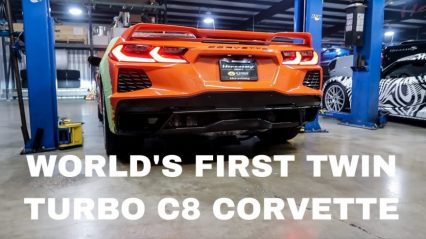 The Sound of the World’s First Twin Turbo C8 Corvette Gives us Chills