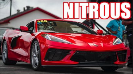 They Already Slapped Nitrous on a C8 Corvette, Ride Along in the Car While it Rips!