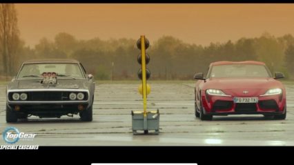 Top Gear Recreates Iconic Fast and the Furious Scene With Supra MKV