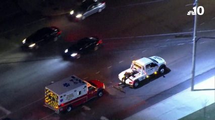 Tow Truck Driver Goes Full “Fast and Furious,” Impales Stolen Ambulance With Rig