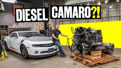 Diesel Swapped Camaro to Shoot for 200 MPH Standing Mile