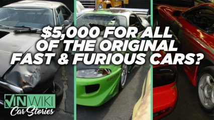 How One Man Lost the Chance to Buy All the Original Fast and Furious Movie Cars for $5000