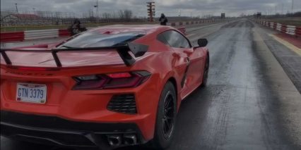 C8 Corvette With A Little Nitrous Is Deep In The 10’s