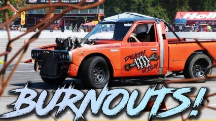 Power Stroke Diesel Powered Toyota Hilux Throws Down at Ford Fest