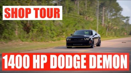 Ride in a 1400hp Dodge Demon Before Going on the Ultimate Shop Tour at Forza
