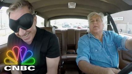 Tim Allen Tries to Guess the Car While Blindfolded in Jay Leno’s Garage