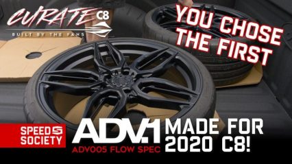 C8 Corvette Gets Trick Set of ADV.1 Wheels – And it Could be Yours!